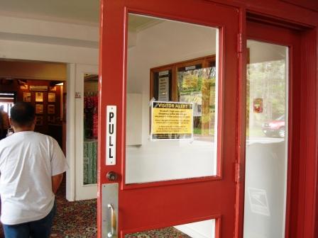 Volcano House entrance in Volcanoes National Park